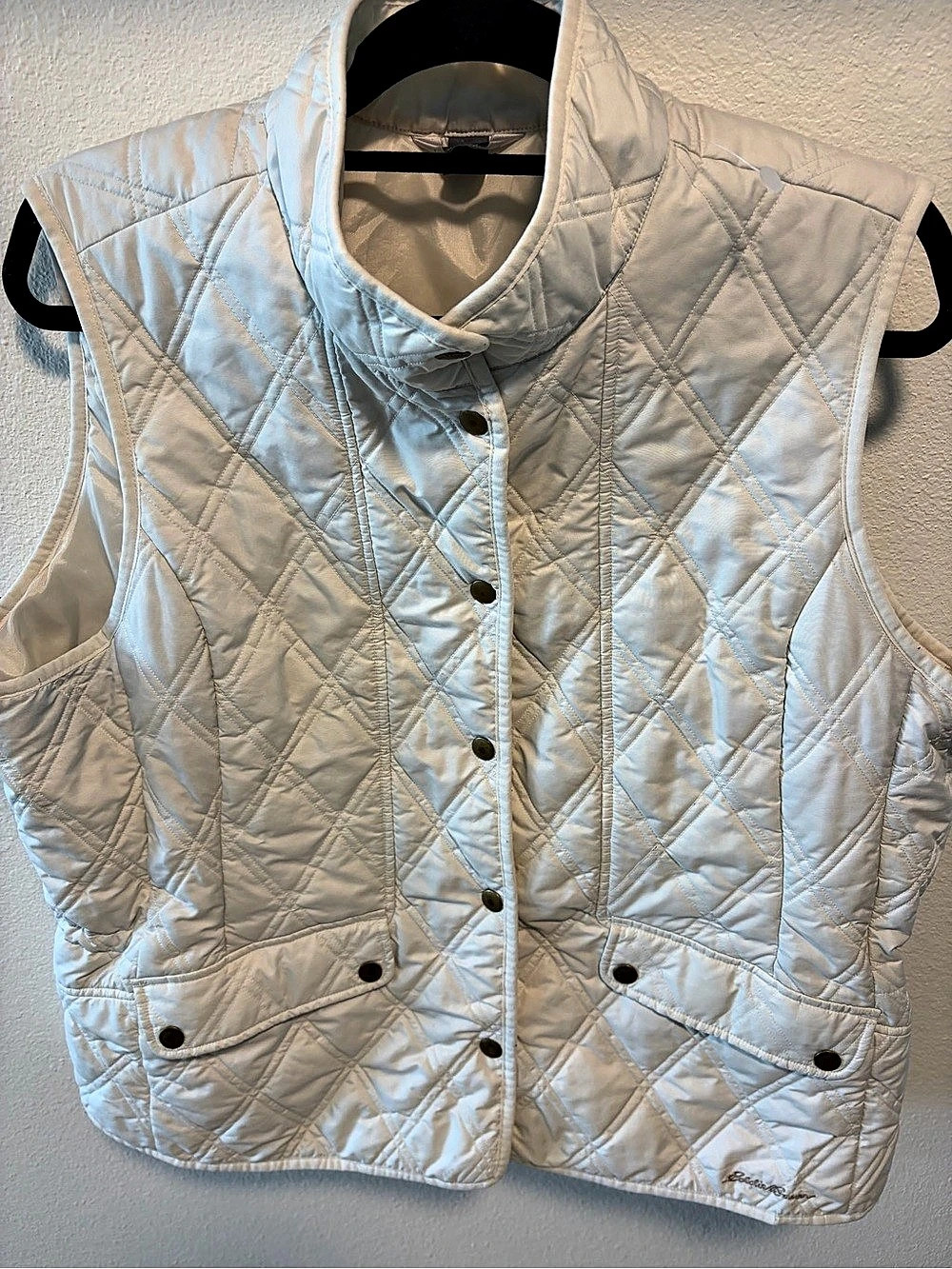 Women’s Eddie Bauer Quilted Vest - Off-White - 2XL